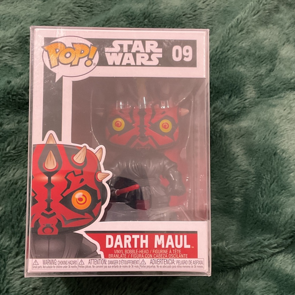 Funko Darth Maul Figure with Red and Black Design